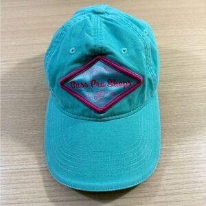 Bass Pro Shops Aqua Cap with Pink Logo